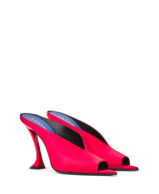  Women's Midnight Step Satin Mules