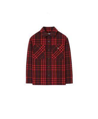 Boys' Check Cotton Shirt - Little Kid, Big Kid