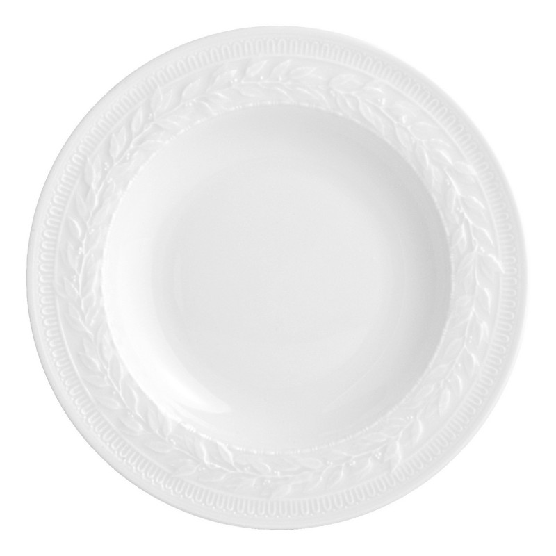 Bernardaud Louvre Rim Soup Plate in White