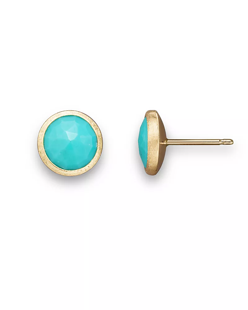 Marco Bicego 18K Yellow Gold and Turquoise Earrings