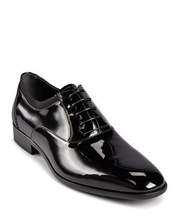 Salvatore Ferragamo Men's Aiden Patent Leather Tuxedo Oxford Shoes ...