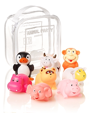 Elegant Baby Animal Party Squirties Bath Toys - Ages 6 Months+ Elegant Baby Animal Party Squirties Bath Toys - Ages 6 Months+