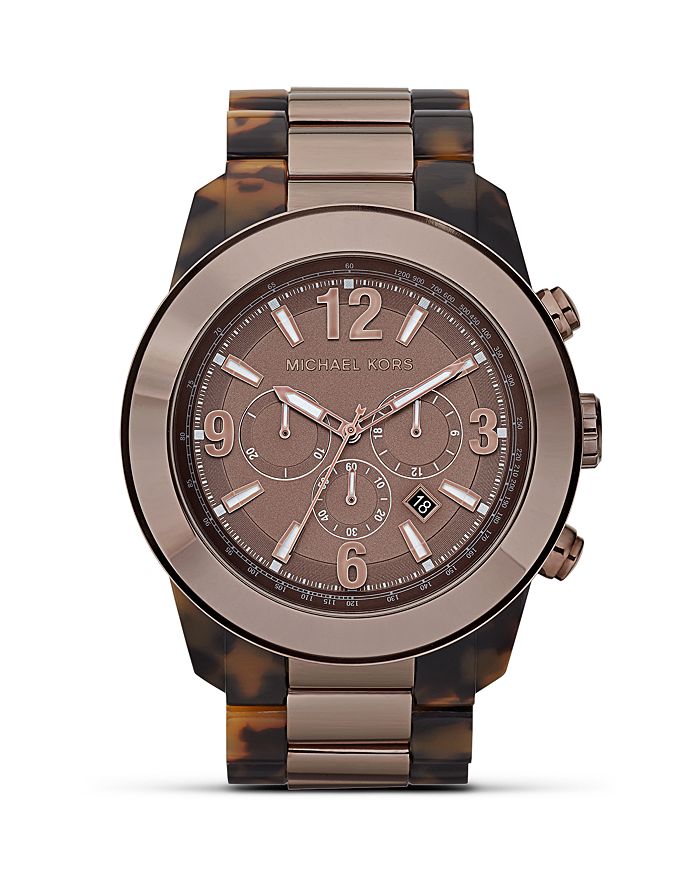 Michael kors tortoiseshell watch online