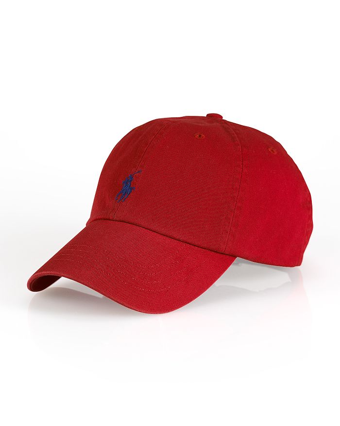 Shop Polo Ralph Lauren Signature Pony Hat In Flame Red