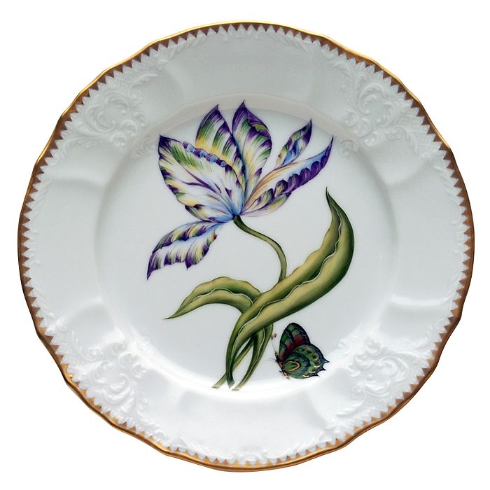 Shop Anna Weatherley Salad Plate In Yellow/green/blue