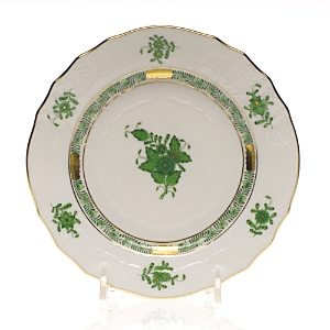 Herend Chinese Bouquet Bread & Butter Plate In Green