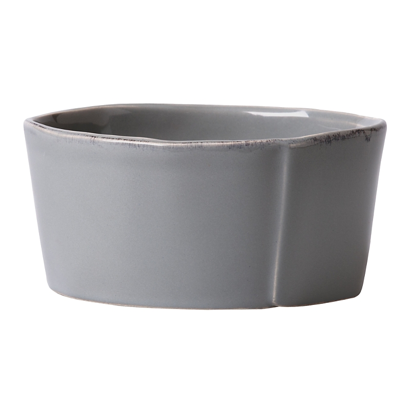 Vietri Lastra Condiment Bowl In Gray