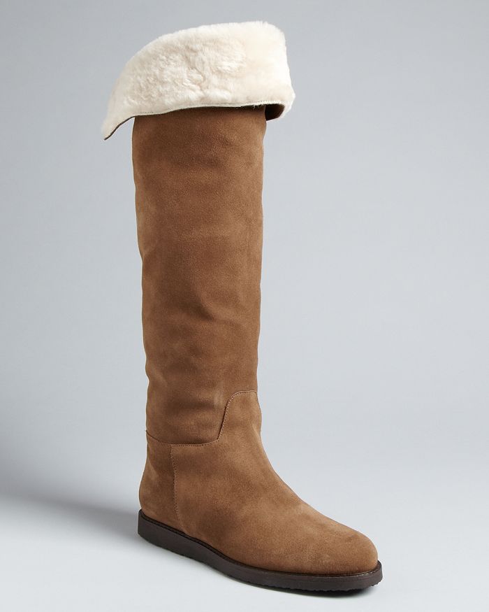Ferragamo fur boots new arrivals