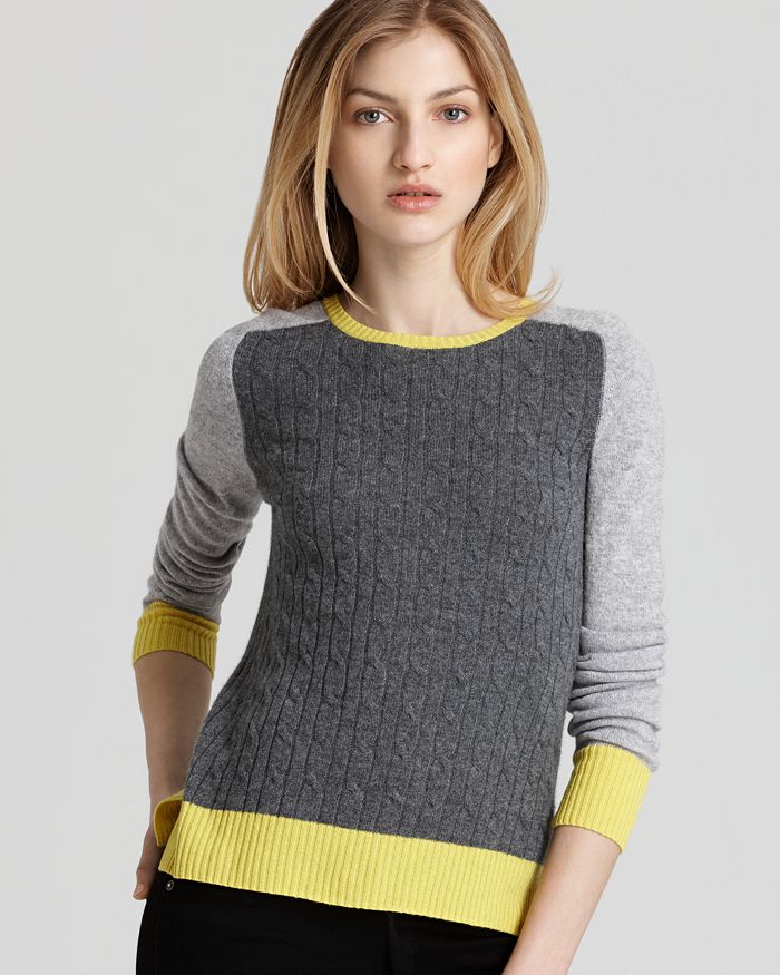 Autumn cashmere cheap colorblock sweater