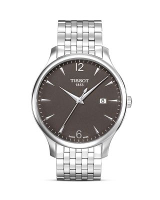 Tissot Tradition Men's Anthracite Quartz Classic Watch, 42mm