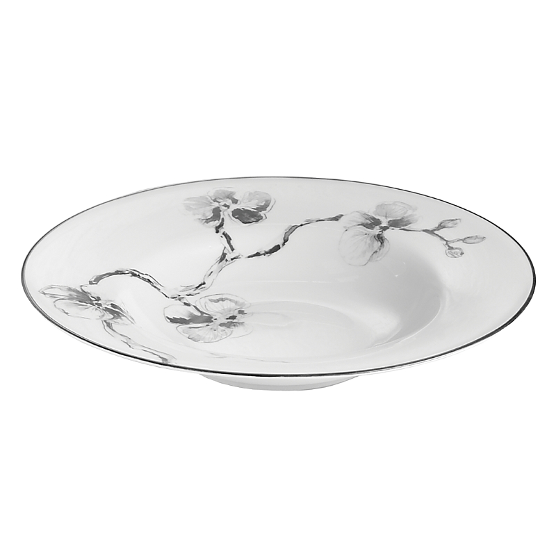Michael Aram Dinnerware, Black Orchid Rim Soup Bowl In Black Orchid