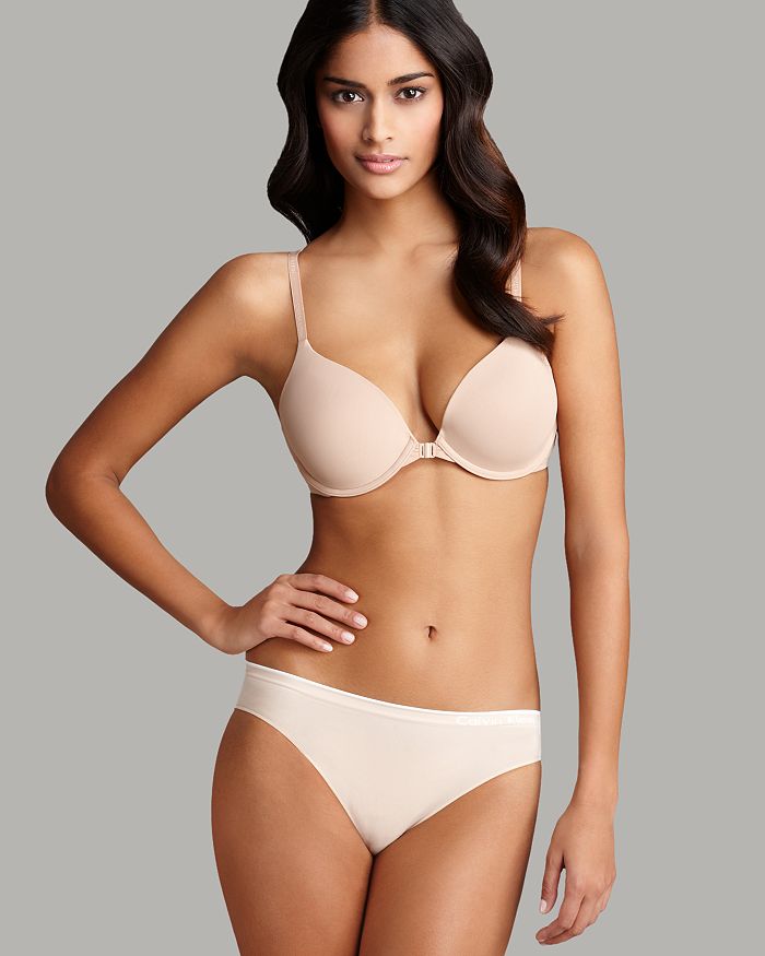 Calvin Klein Underwear Bra & Bikini - Women's Perfectly Fit Racerback  #F2564 & Seamless Bikini