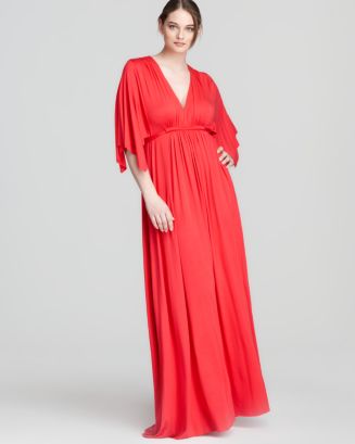 rachel pally short caftan dress Rachel Pally White Label Long Caftan Dress - Cocoa