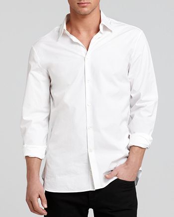 John Varvatos Collection Solid Button-Down Shirt - Slim Fit ...