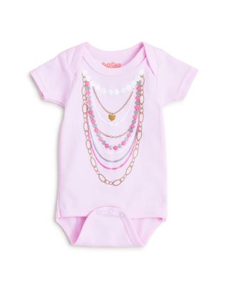 Sara Kety - Girls' Pearl Necklace Bodysuit - Baby