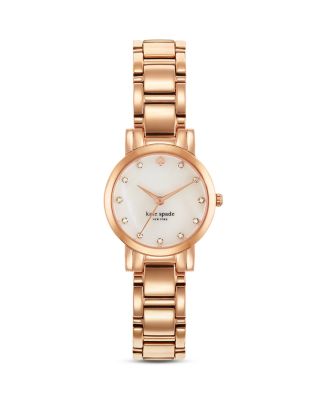 kate spade new york Small Rose Gold Gramercy Watch with Crystal Markers 24mm Bloomingdale s