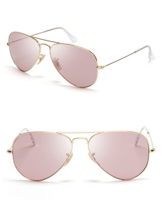 Ray-Ban - Polarized Classic Aviator Sunglasses, 58mm