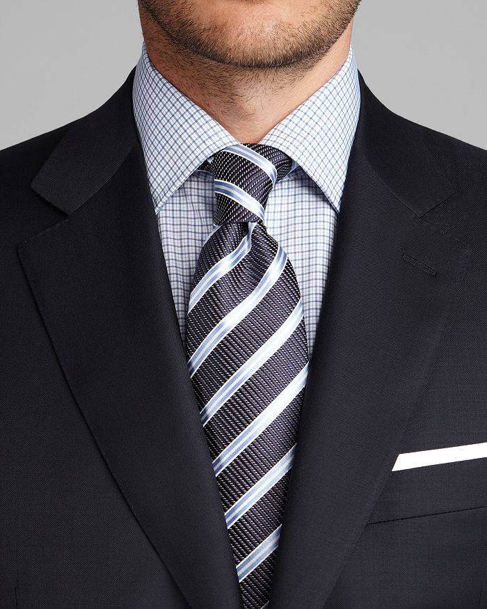 Shop Canali Siena Suit - Classic Fit In Navy