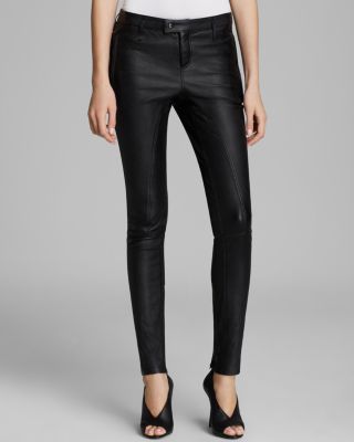 burberry leather pants