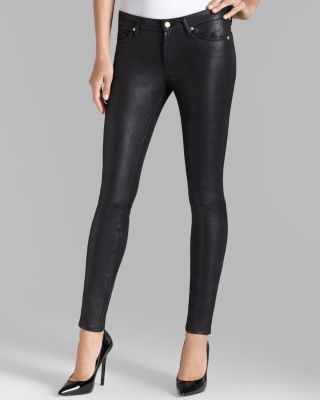 seven for all mankind black skinny jeans