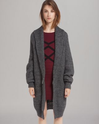maje long cardigan