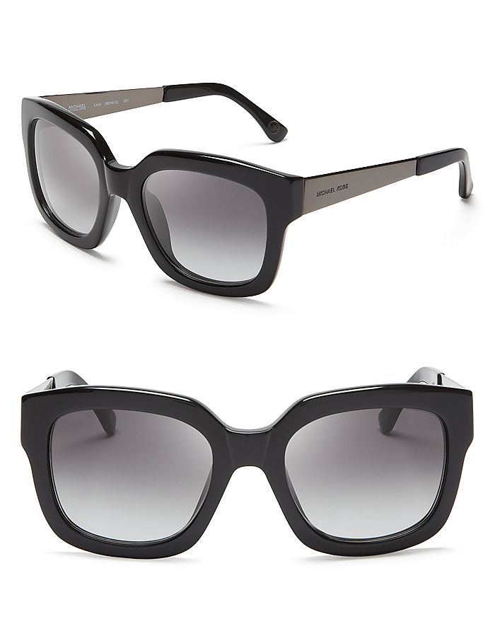 Michael Kors Women's Leah Oversized Wayfarer Sunglasses | Bloomingdale's