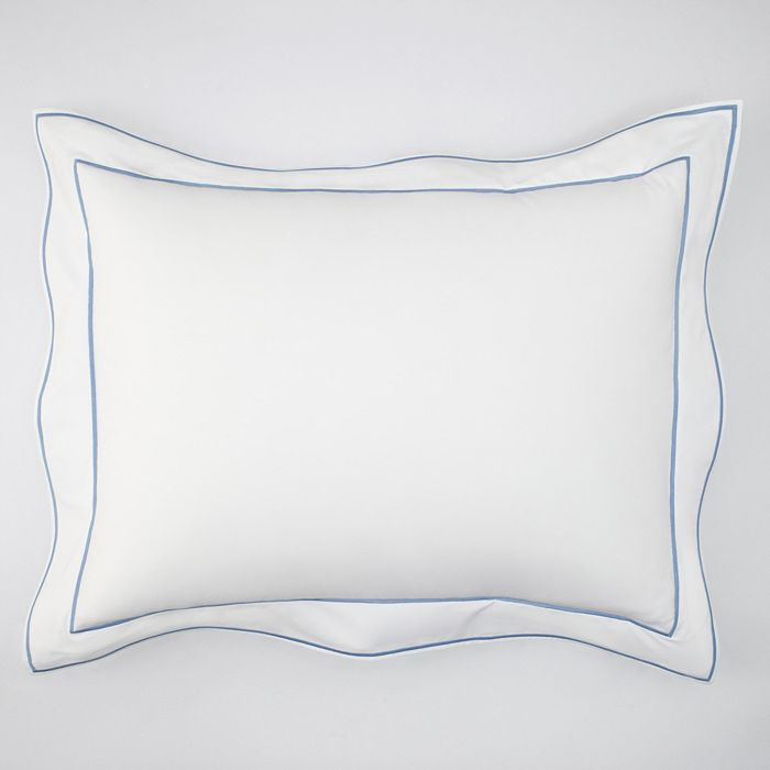 Matouk Ansonia Percale Euro Sham In Ocean