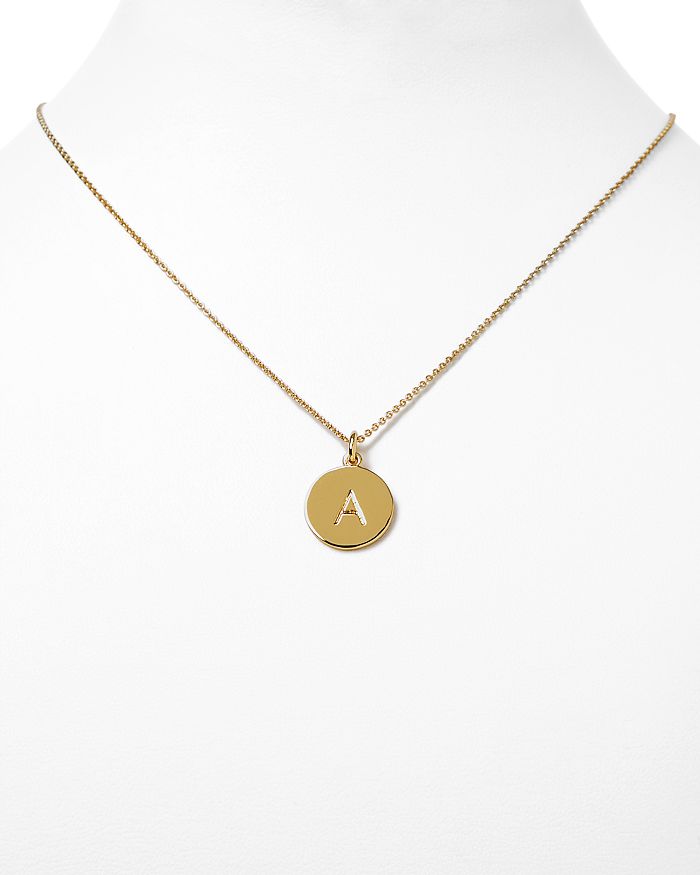 Shop Kate Spade New York One In A Million Initial Pendant Necklace, 16.5 In A/gold