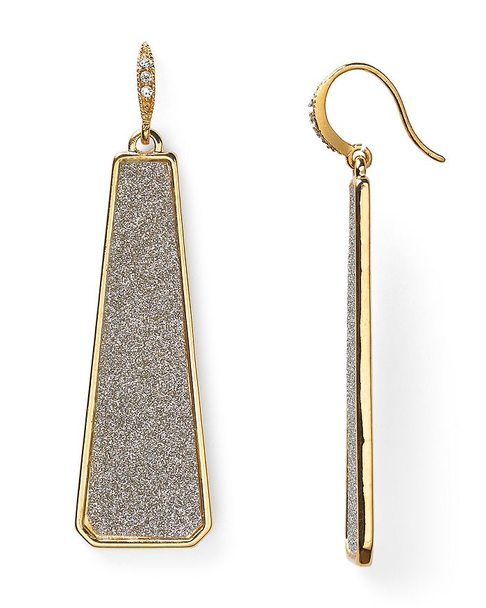 ABS by Allen Schwartz Glitter Linear Earrings Bloomingdale's