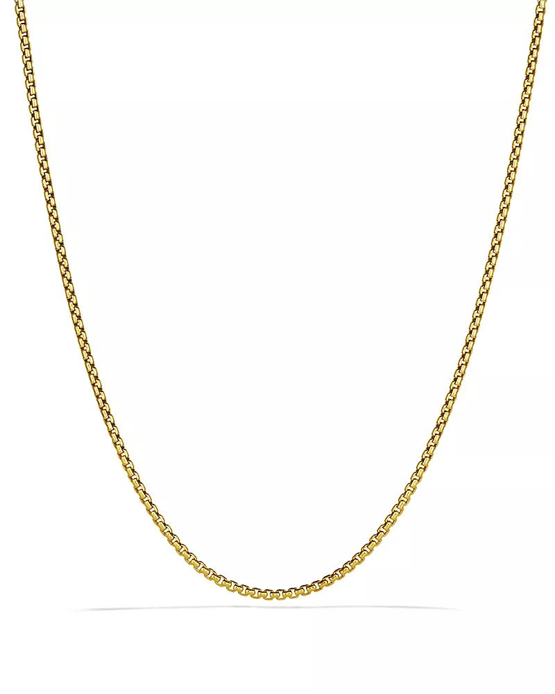 David Yurman Small Box Chain in Gold, 20