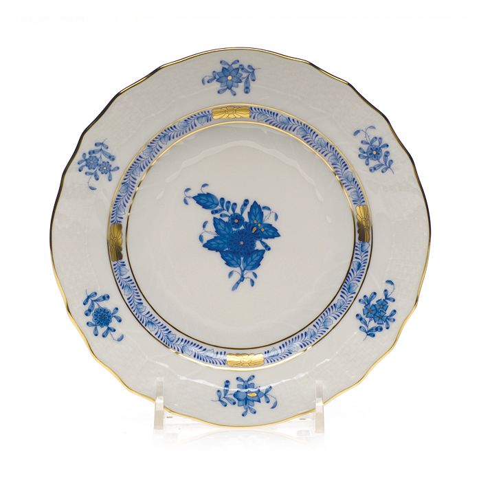 Shop Herend Chinese Bouquet Bread & Butter Plate In Blue