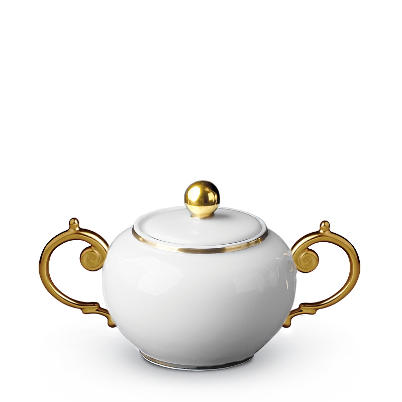 L'objet Aegean Sugar Bowl In White/k Gold