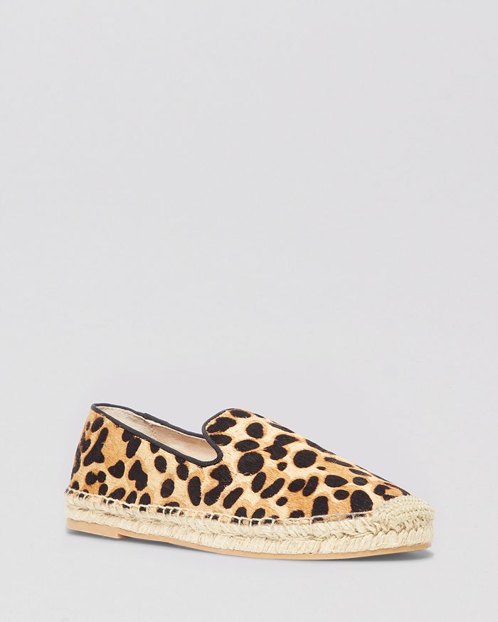 STEVEN BY STEVE MADDEN - Espadrille Smoking Flats - Lanii Leopard Smoking Shoe
