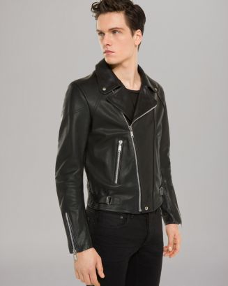 Sandro Norton Leather Jacket | Bloomingdale's