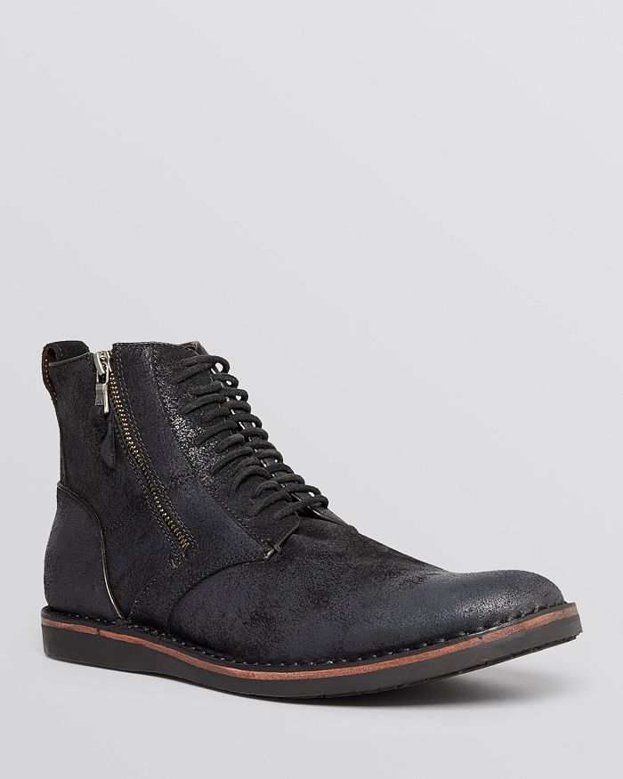 John Varvatos Star USA Men s Barrett Side Zip Boots Bloomingdale s