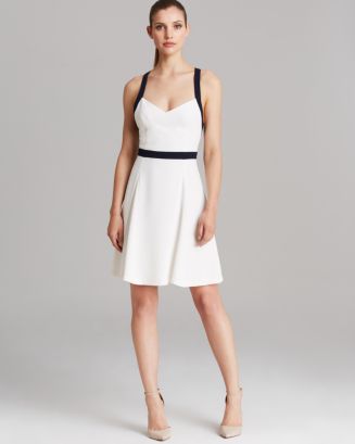 open lace back dress Trina Turk Echo