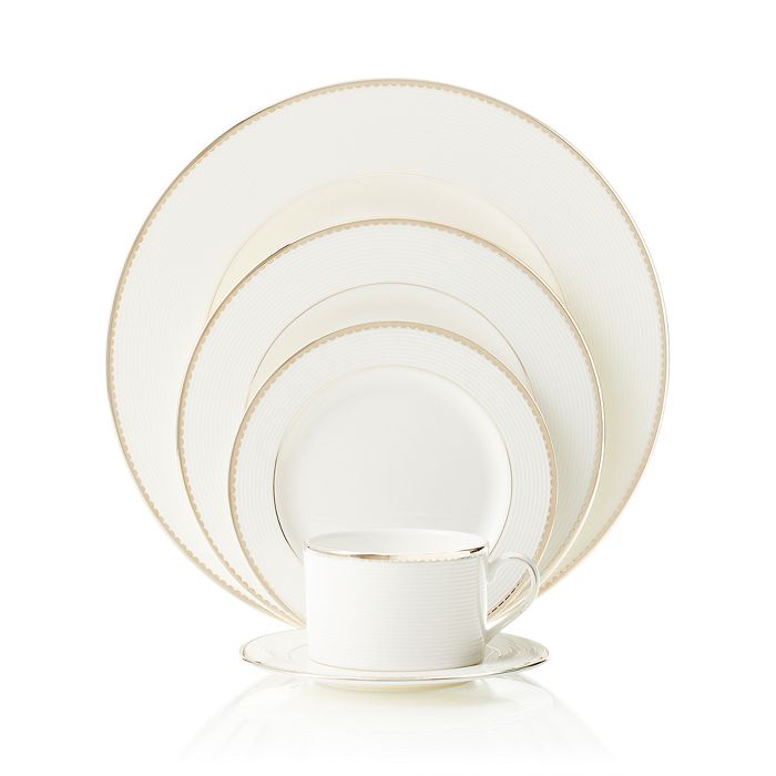Kate Spade New York Sugar Pointe 5-piece Place Setting In White