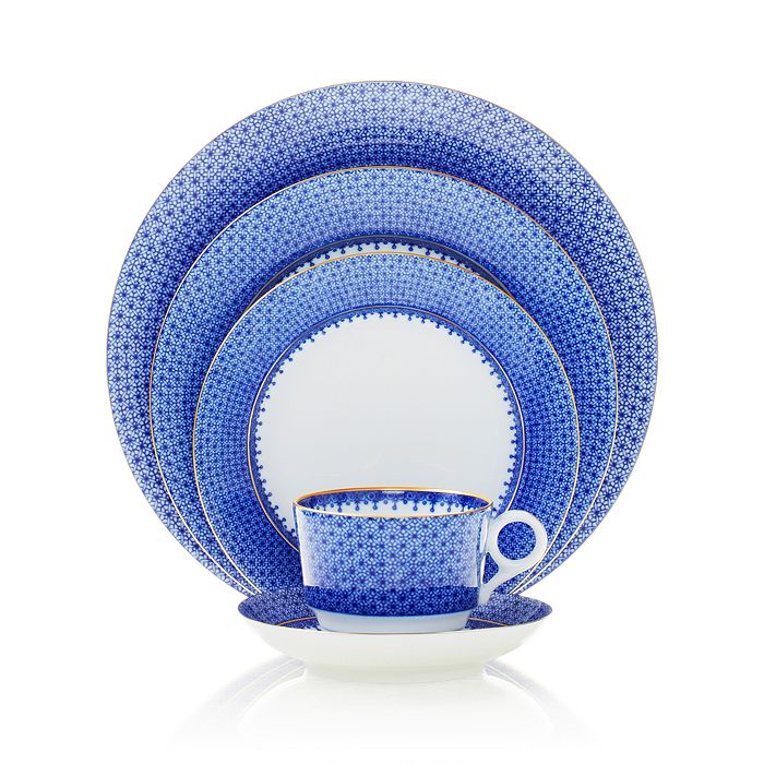 Mottahedeh Blue Lace Cup & Saucer