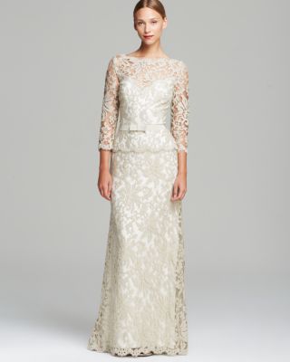 Tadashi Shoji Gown - Lace | Bloomingdale's