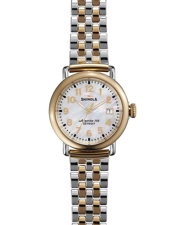 Shinola mother of pearl watch store