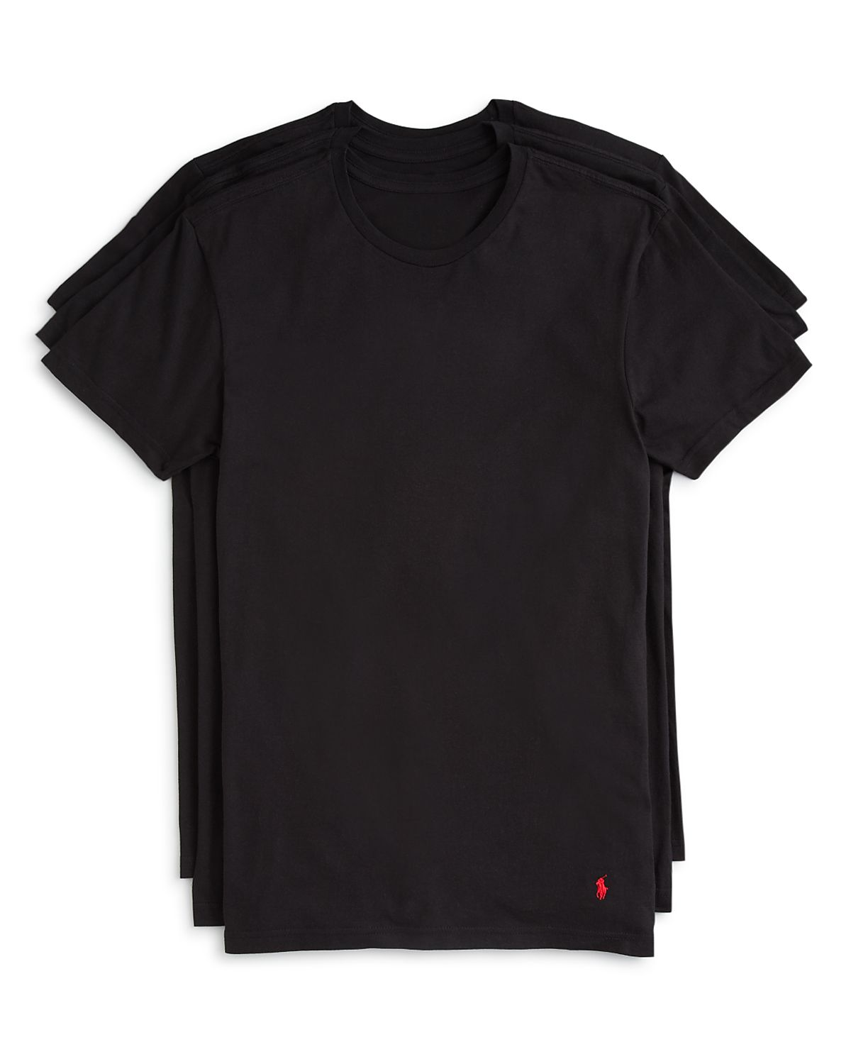 Polo Ralph Lauren Classic Fit Crewneck Undershirt, Pack of 3