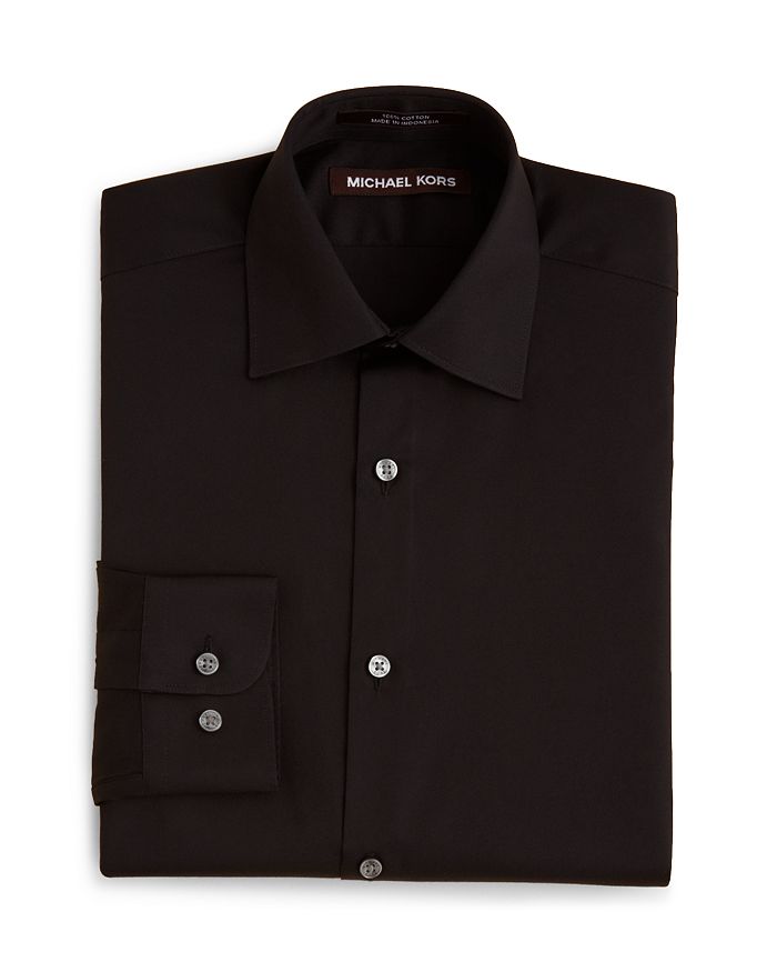 Michael Kors Boys' Dress Shirt - Big Kid In Black