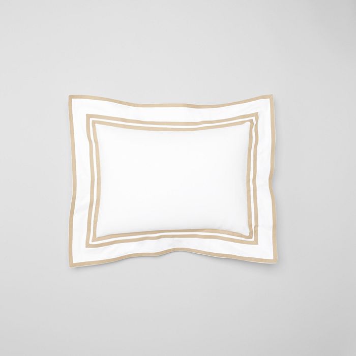 Matouk Meridian 350 Thread Count Sham In Linen Beige