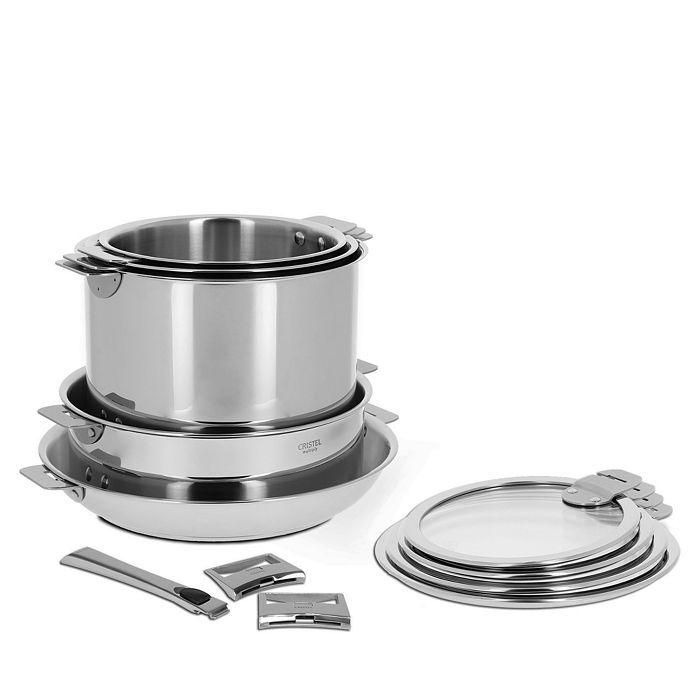 Cristel Casteline Tech 12-piece Cookware Set Bloomingdale's Exclusive In Stainless Steel