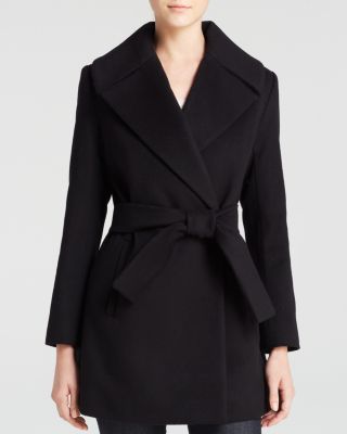 trina turk wool wrap coat