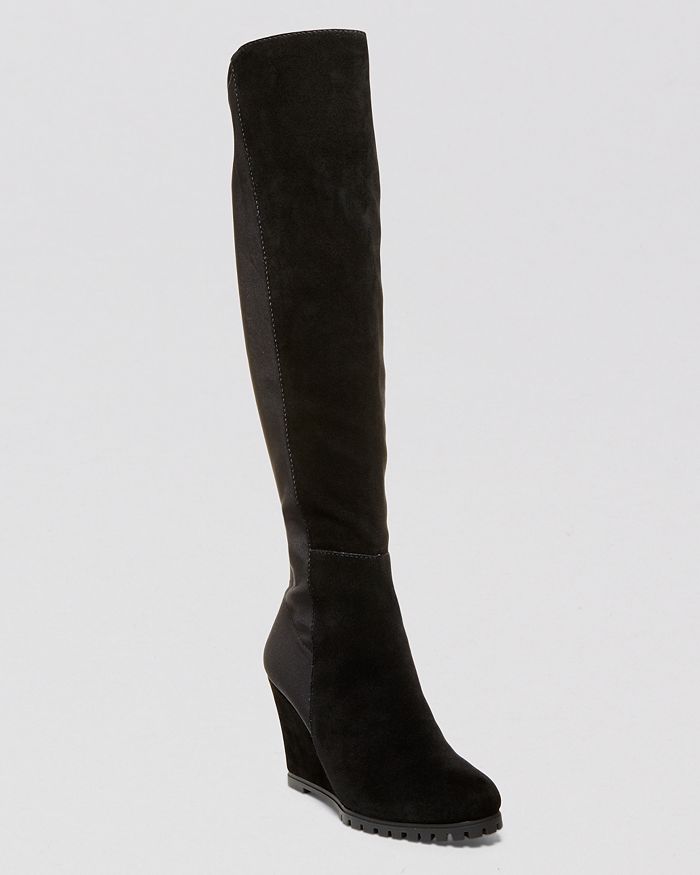STEVEN BY STEVE MADDEN Wedge Boots Whispper Stretch Bloomingdale s