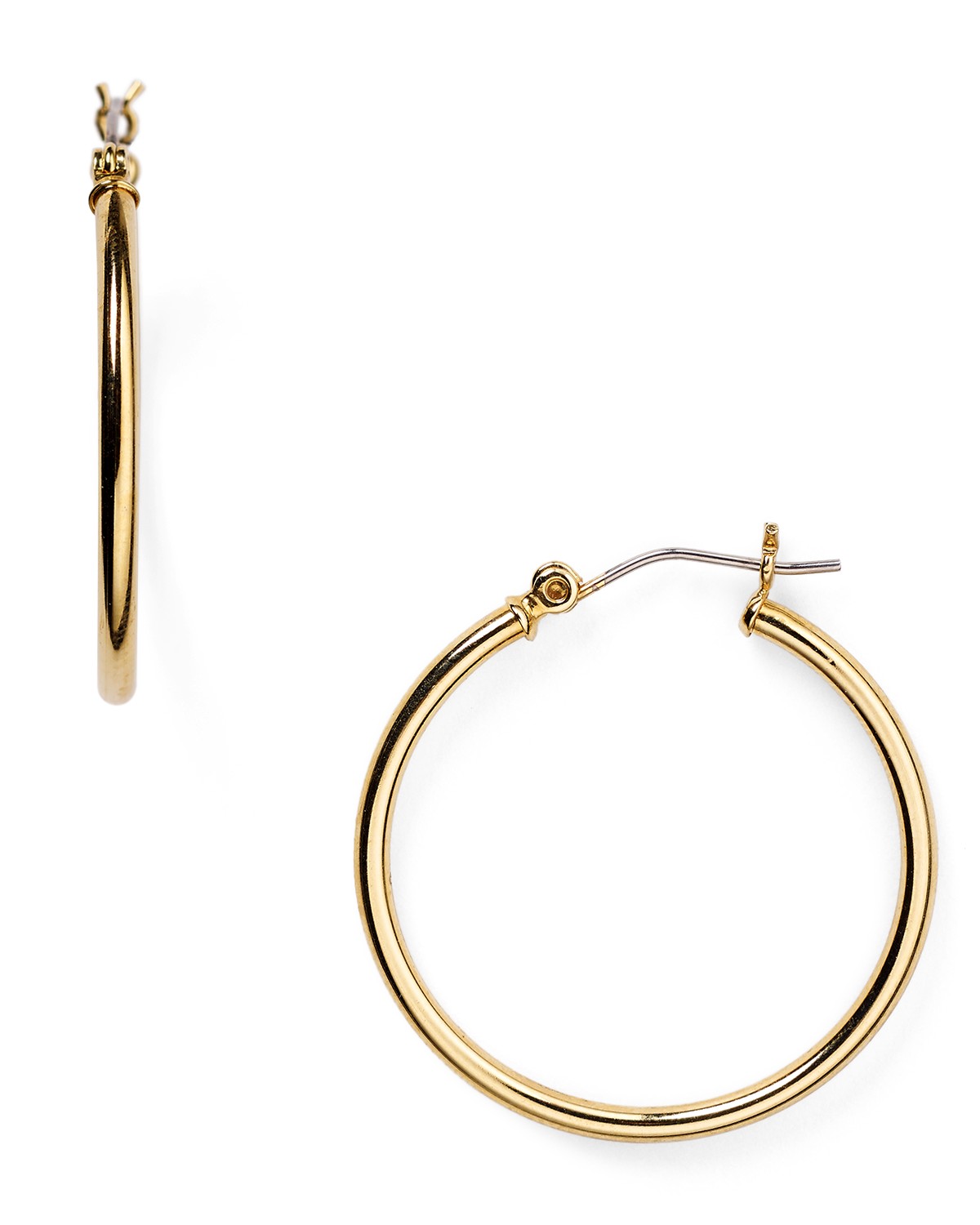 Medium Thin Hoop Earrings