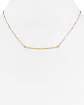 Gorjana gold store bar necklace