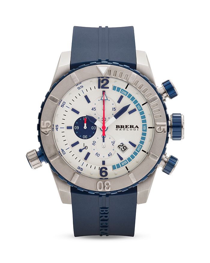 BRERA OROLOGI Sottomarino Diver Navy Blue Ionic Plated Stainless