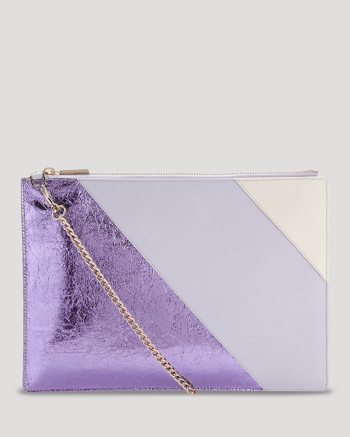 Whistles silver clutch cheap